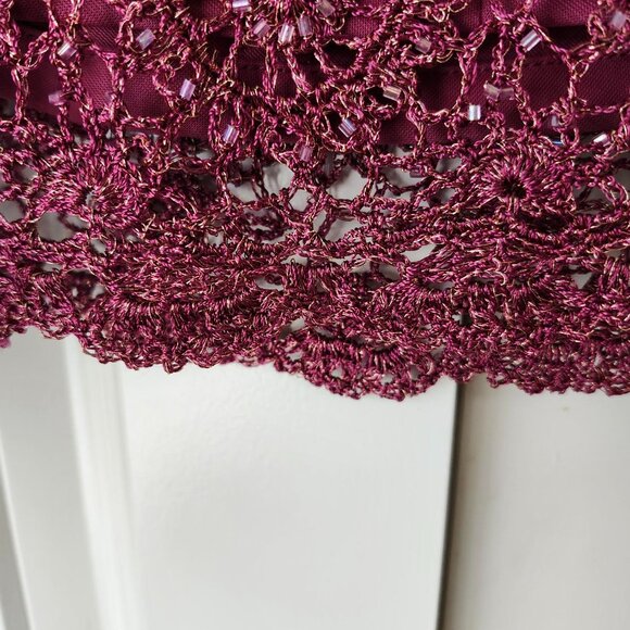 Vintage Carmen Marc Valvo Formal Beaded Top - Size Large - Picture 6 of 8